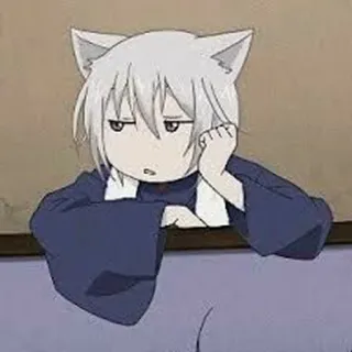 ☁️ Tomoe Kamisama Kiss Anime, Fuchs, Manga, Niedlich, Gelangweilt, Charakter telegram sticker