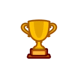 🏆 trophy, award, gold, winner, achievement, competition, success telegram sticker