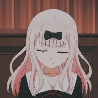 💌 Chika Fujiwara Kaguya-sama: Love Is War Anime, Chika Fujiwara, Kaguya-sama, Cartoon, Mädchen telegram sticker