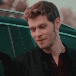 🧁 Klaus Mikaelson The Vampire Diaries The Originals, vampire, Joseph Morgan, hybrid telegram sticker