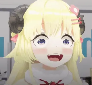 😃 Tsunomaki Watame Hololive Anime, VTuber, Oveja, Idol, Cuernos, Tsunomaki Watame, Hololive telegram sticker