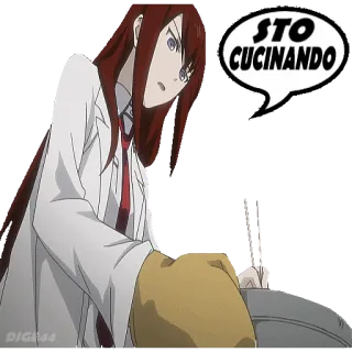 🍣 STO CUCINANDO Аниме, Кулинария, Мем, Итальянский telegram sticker