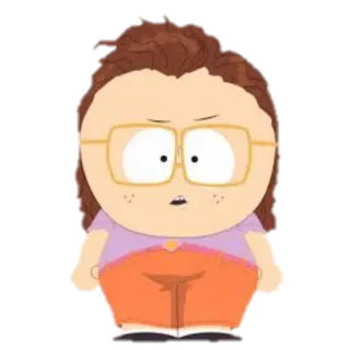 🤓 Butters Stotch South Park การ์ตูน, ตลก, ตัวละคร, บัตเตอร์, เซาท์พาร์ค telegram sticker