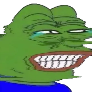 😂 Pepe the Frog Пепе Лягушонок, Мем, Интернет мем, Лягушка whatsapp sticker