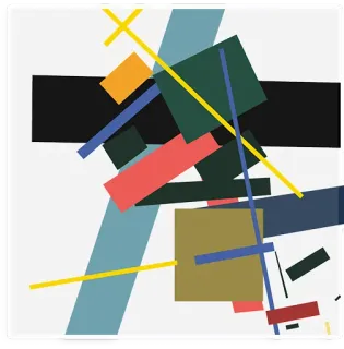 ⚡ geometric, abstract, shapes, modern art telegram sticker