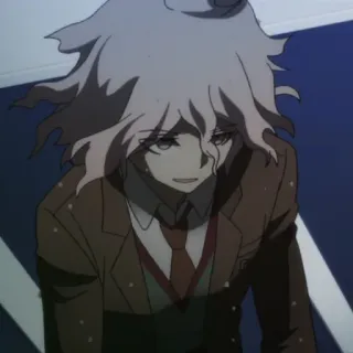 😏 Nagito Komaeda Danganronpa anime, character, game, danganronpa telegram sticker