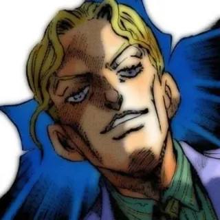 🐈‍⬛ Yoshikage Kira JoJo's Bizarre Adventure Anime, Manga, Jojo, Yoshikage Kira, Personaje telegram sticker