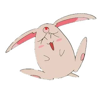 🐶 Mokona Magic Knight Rayearth mokona, rayearth, anime, desenho animado, coelho, fofo, personagem, mascote telegram sticker