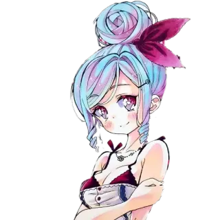 ☺️ アニメ, 漫画, 女の子, 可愛い, イラスト telegram sticker