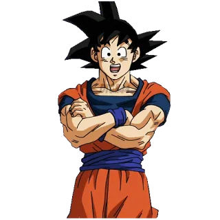 😄 Goku Anime, Goku, Dragon Ball, Cartoon, Son Goku whatsapp sticker
