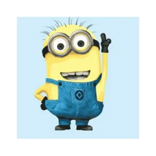 ☝ Minion Despicable Me dessin animé, minion, moi moche et méchant, personnage, jaune, drôle, animation telegram sticker