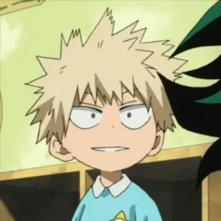 🍺 Katsuki Bakugo My Hero Academia Anime, Manga, My Hero Academia, Katsuki Bakugo, Bakugo, Kartun telegram sticker