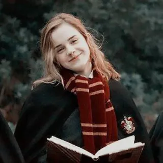 🦋 Hermione Granger Harry Potter harry potter, hermiona, książka, magia, czarodziej whatsapp sticker
