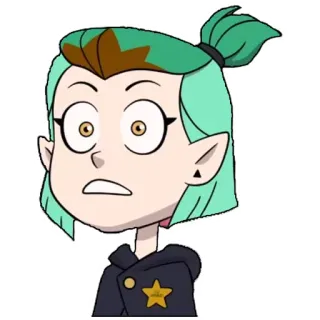 😱 Amity Blight The Owl House cartoon, witch, amity blight, the owl house, animated, disney telegram sticker
