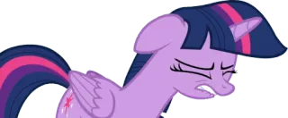 😡 Twilight Sparkle My Little Pony Twilight Sparkle, My Little Pony, cartoon, pony, purple telegram sticker