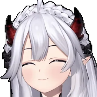 ❤️ 动漫, 恶魔, 女孩, 角, 可爱, 贴纸 telegram sticker