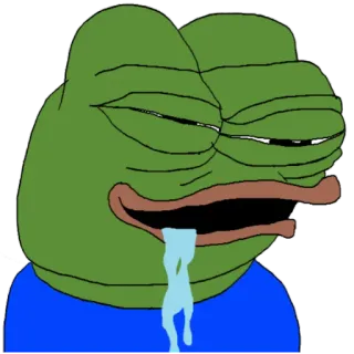 🤤 Pepe the Frog ペペ, カエル, ミーム, ネットミーム, ドヤ顔, 表情 telegram sticker