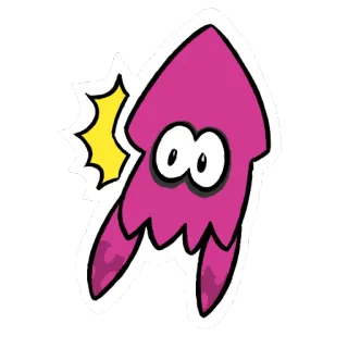 😮 lula, desenho animado, rosa, fofo, adesivo telegram sticker