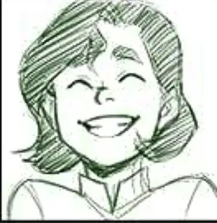 😁 croquis, sourire, portrait, dessin animé, joyeux telegram sticker
