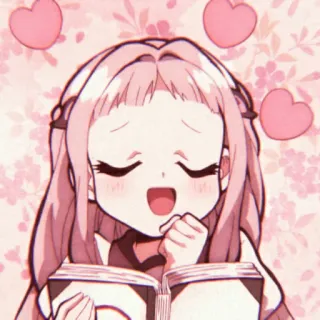 🐇 Nanamine Sakura Toilet-Bound Hanako-kun Anime, Manga, Mignon, Coeur, Lecture, Sakura, Nanamine telegram sticker