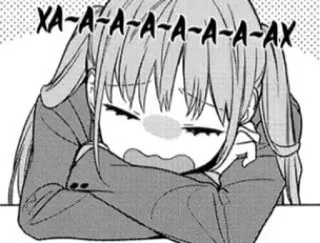 🌟 XA-A-A-A-A-A-A-AX Manga, Anime, Dessin animé, Mignon telegram sticker