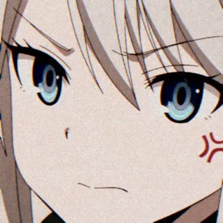 😡 anime, tức giận, hoạt hình, nhãn dán telegram sticker
