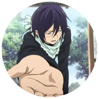 🤕 Yato Noragami 动漫, 角色, 野良神, 夜斗 whatsapp sticker