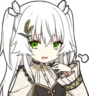 🙂 anime, cute, girl, kawaii, chibi whatsapp sticker