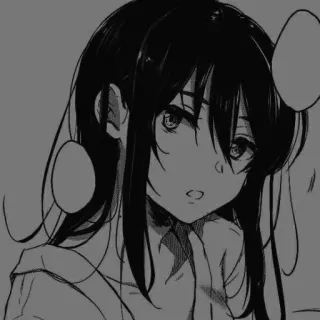 💞 Anime, Manga, Ragazza, Carino, Illustrazione telegram sticker