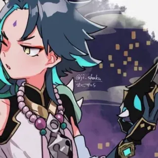 🪀 Xiao Genshin Impact @ji-shaku Anime, Genshin Impact, Videojuego, Xiao, Personaje de juego telegram sticker