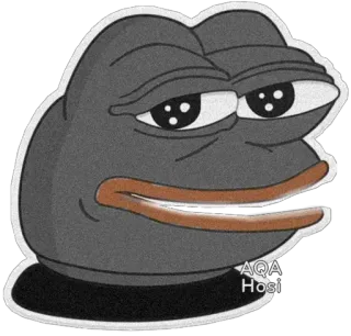 😂 Pepe the Frog pepe de kikker, internet meme, kikker, meme telegram sticker