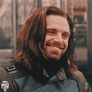 🎖 Bucky Barnes Bucky, Barnes, Marvel, Lächeln, Winter Soldier telegram sticker