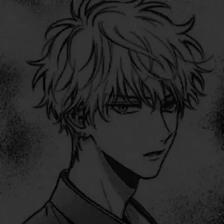 ➖ Anime, Manga, Personage, Portret, Kunst, Jongen telegram sticker