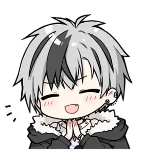 😂 anime, cartoon, manga, chibi, cute, character, illustration telegram sticker