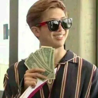 💸 Mann, Geld, Sonnenbrille, Bargeld, Finanzen, Erfolg telegram sticker