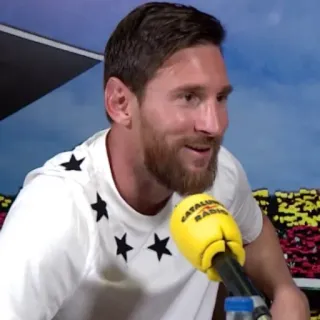 🎲 Lionel Messi ฟุตบอล, นักเตะ, สัมภาษณ์, ดาว, นักกีฬา telegram sticker