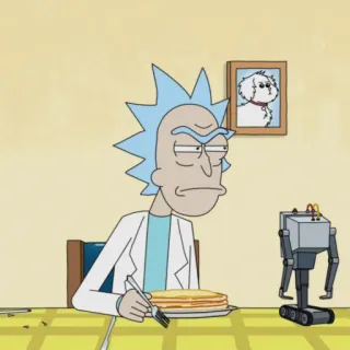 🛸 Rick Sanchez Rick and Morty rick and morty, animiert, zeichentrick, science fiction, erwachsenenanimation telegram sticker