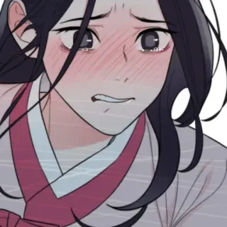 🔖 Anime, Triste, Llorando, Chica, Manga whatsapp sticker