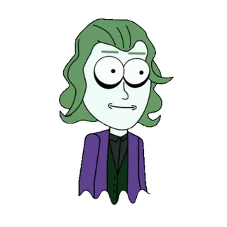 😬 Joker Joker, kartun, karakter, penjahat, DC Comics telegram sticker