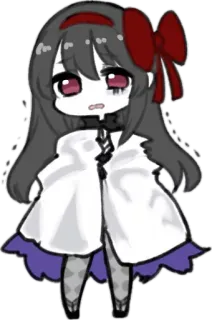 😢 Anime, Chibi, Garota, Desenho animado, Fofo telegram sticker