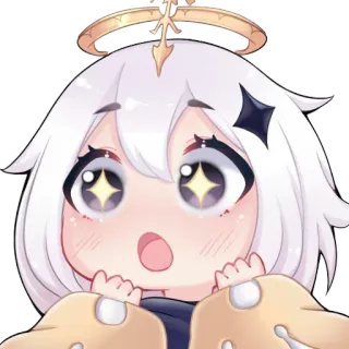 😲 Paimon Genshin Impact Anime, Jeu vidéo, Chibi, Mignon, Paimon, Genshin Impact whatsapp sticker