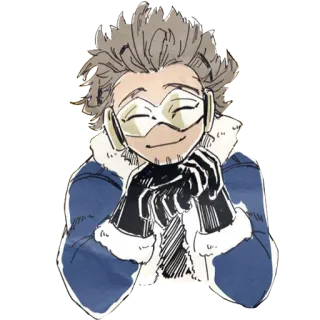 😌 Hawks My Hero Academia anime, wings, pro hero, keigo takami, hero whatsapp sticker