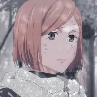 ✨ Nobara Kugisaki Jujutsu Kaisen Anime, Postać, Nobara Kugisaki, Jujutsu Kaisen, Kobieta, Postać fikcyjna telegram sticker