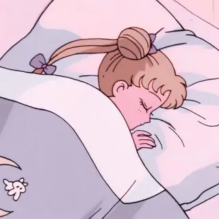 😴 sleeping, anime, sleep, dream, night, cartoon telegram sticker