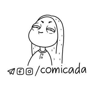 🤓 /comicada Cartoon, BD, Dessin, Personnage, Illustration telegram sticker