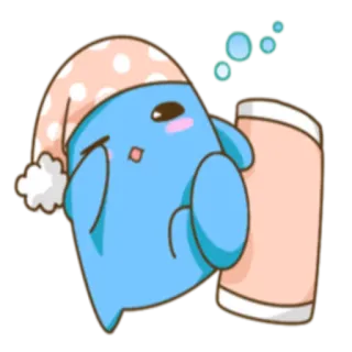 🌤 lucu, tidur, mengantuk, kartun, karakter, ilustrasi whatsapp sticker