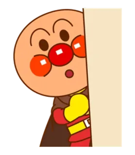🐼 Anpanman Kreskówka, Anime, Postać, Słodkie, Kawaii telegram sticker