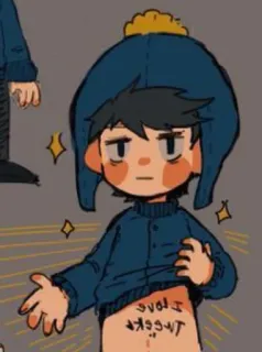 😒 I LOVE TUCKER cartoon, fan art, offensive telegram sticker