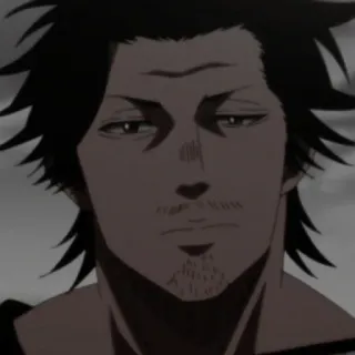 😕 Yami Sukehiro Black Clover Anime, Manga, Yami, Black Clover, Personaggio, Ritratto telegram sticker