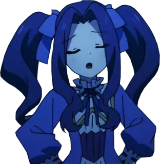 👐 Anime, Mädchen, Cartoon, Charakter whatsapp sticker